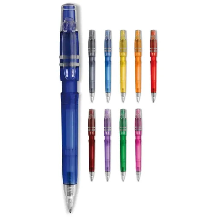 Ball pen Nora Clear transparent - LT80905 (gadzety reklamowe)